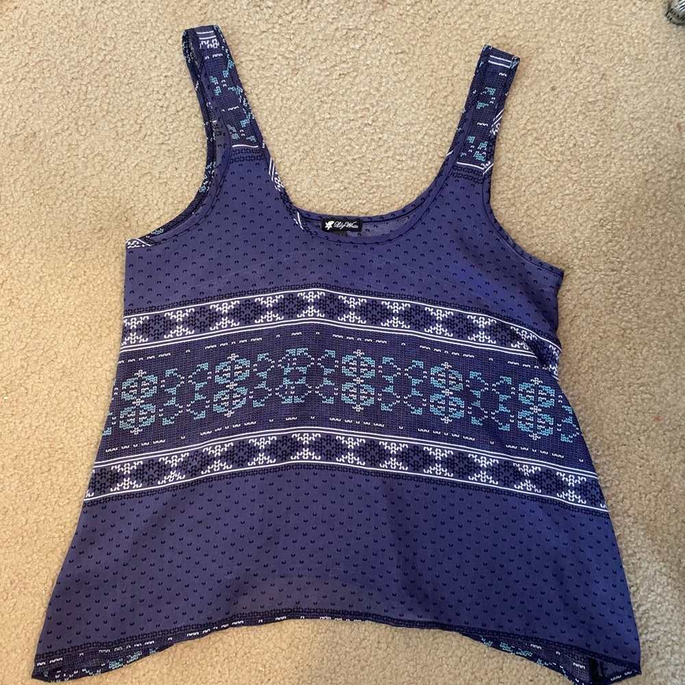 Lily white tank top